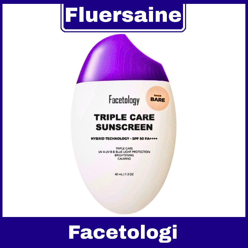 Facetology Triple Care Sunscreen Tinted / Tinted Sunscreen