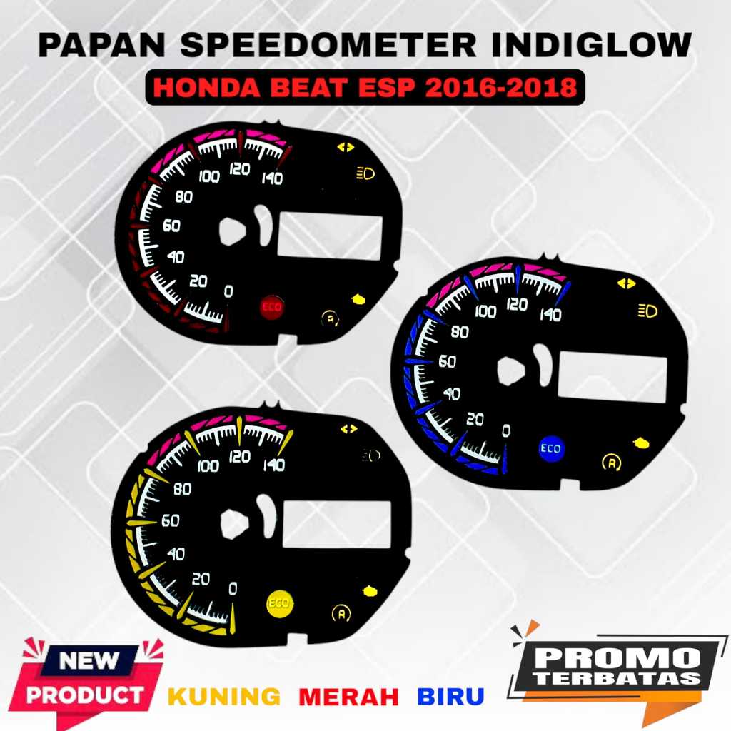 PAPAN SPEEDOMETER INDIGLOW BEAT ESP 2016-2018 BEAT ECO PAPAN KILOMETER CUSTOM BEAT ESP