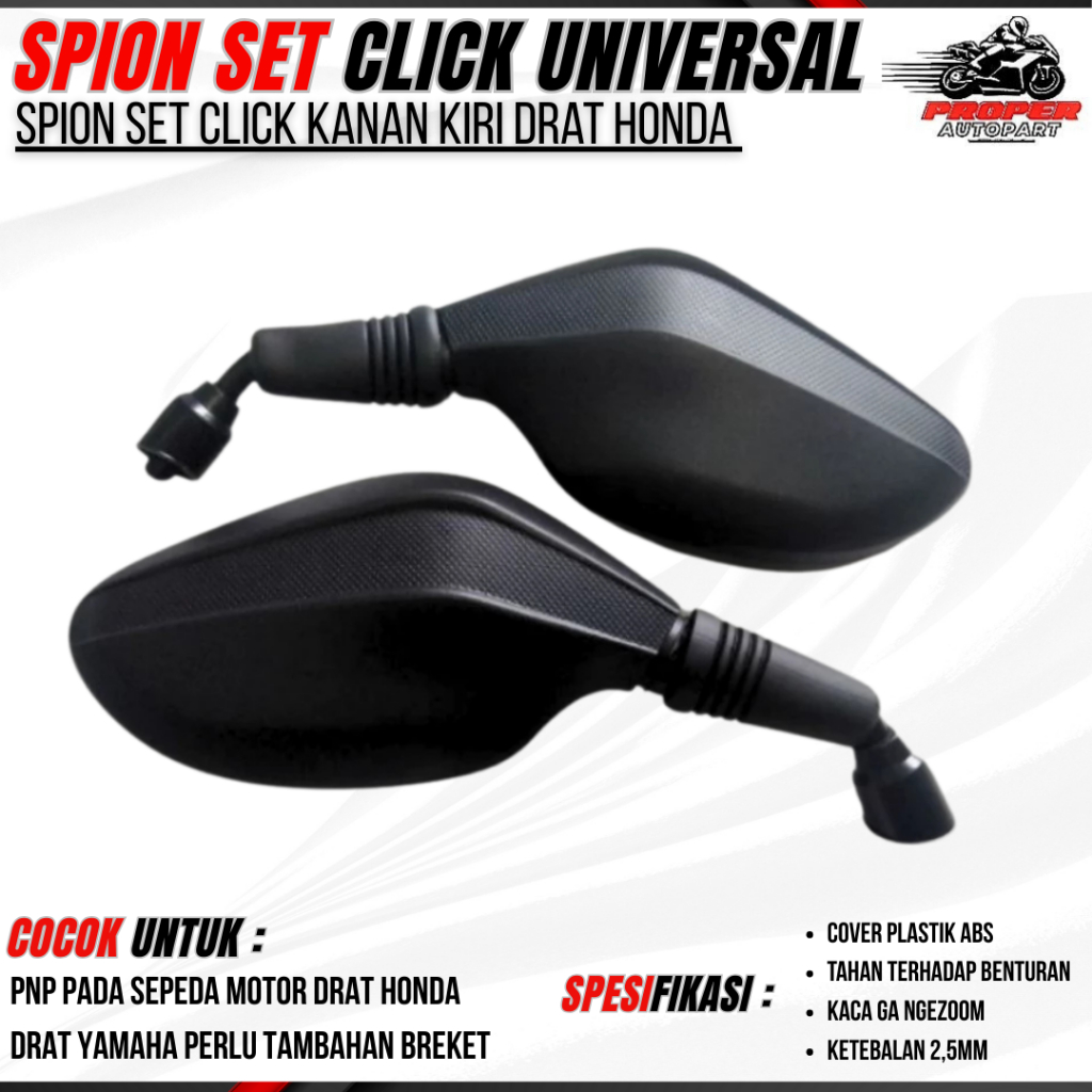 Spion Klik Variasi Model Vario 125 Universal For Yamaha Honda ADV PCX NMAX Spion led new beat nmax