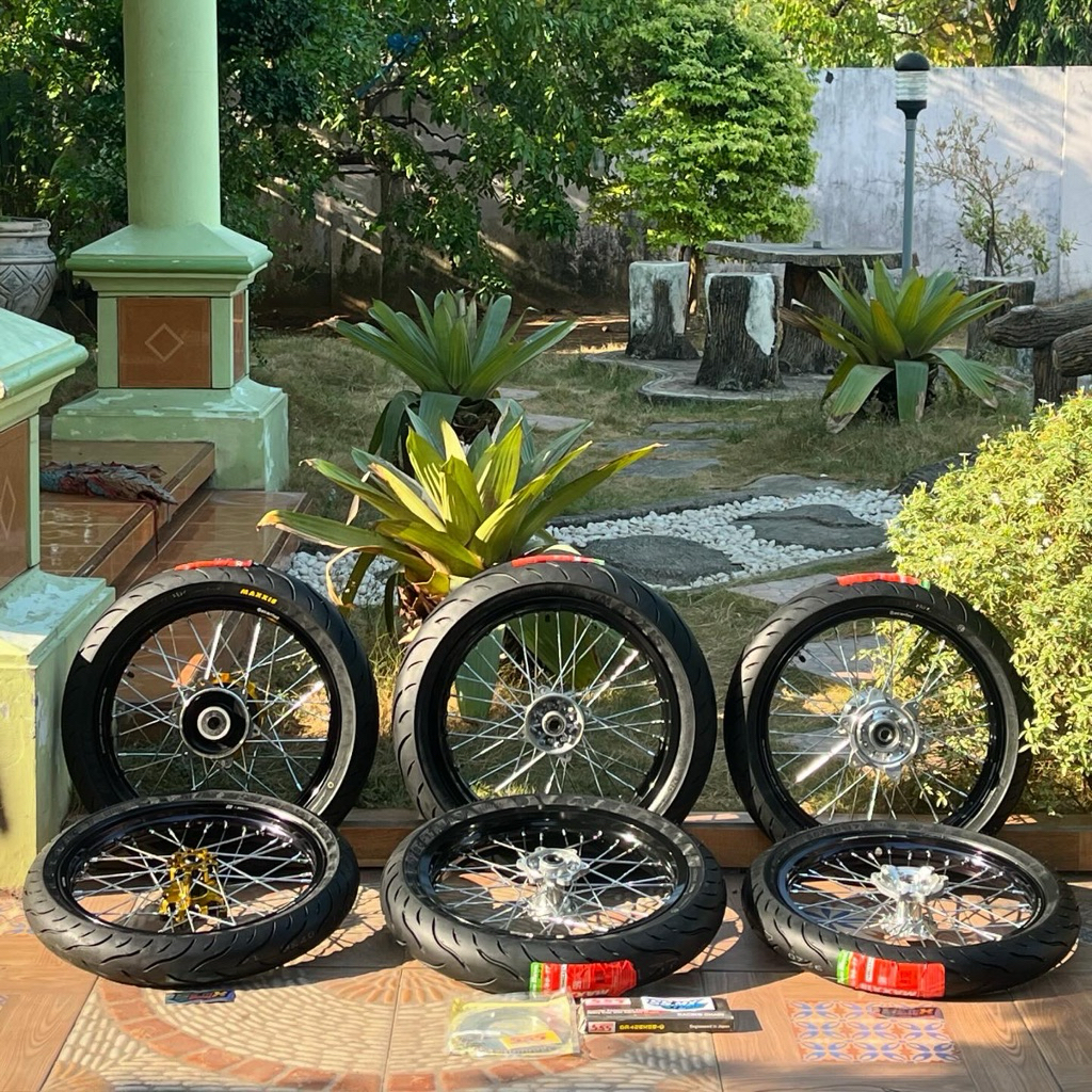 whellset velgset CRF surex TDR 160-160 ban 90/80-90/80