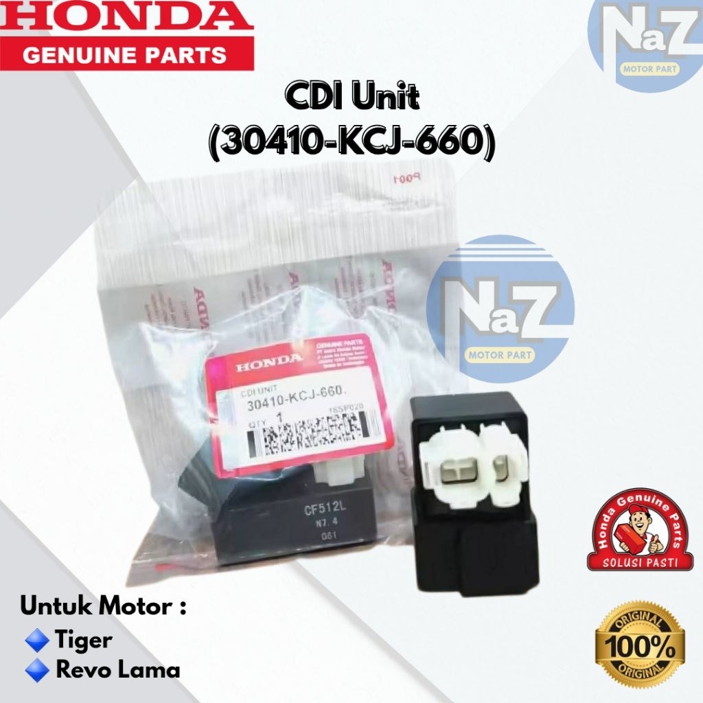 AHM CDI Unit Kode Part 30410-KCJ-660 Untuk Motor Honda Tiger Revo Lama