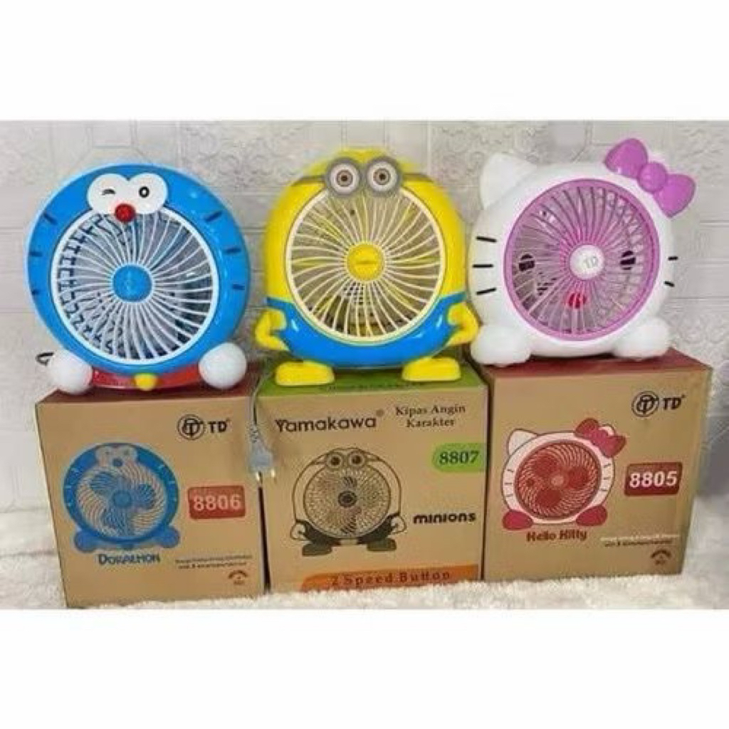 Kipas karakter/Kipas mini/Kipas kecil/Kipas angin/Kipas murah