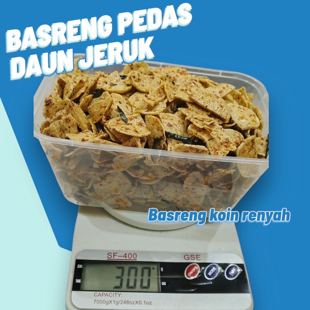 

[PROMO]BASRENG KOIN VIRAL DAUN JERUK KEMASAN MIKA 500ML