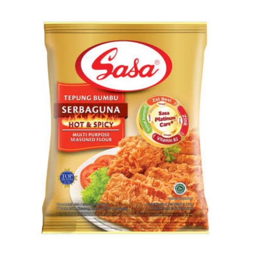 

Sasa Tepung Bumbu Serbaguna Hot & Spicy 200 gram