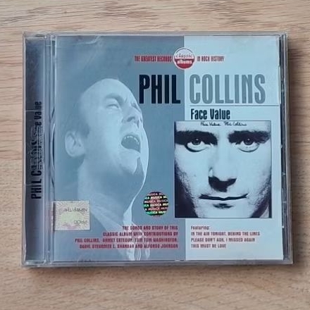 VCD Original PHIL COLLINS - Face Value, (Mulus)