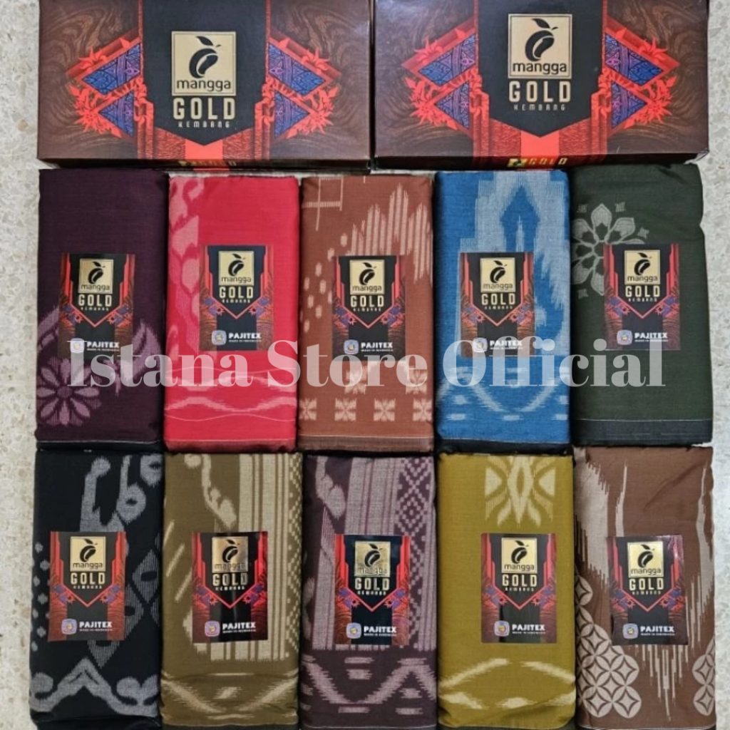 Sarung Mangga Kembang Sarung Mangga Gold Kembang PREMIUM