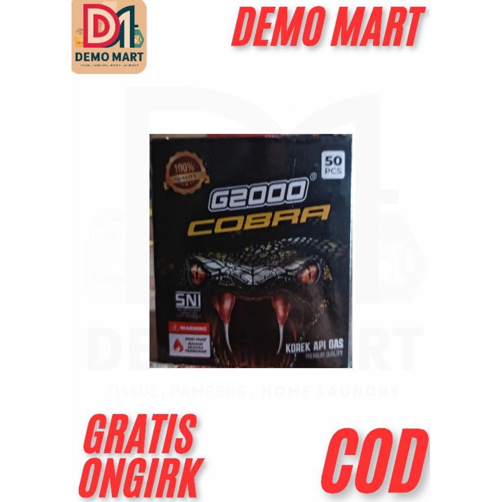 KOREK G2000 COBRA KOREK RODA API GAS 1PAK..50KOREK