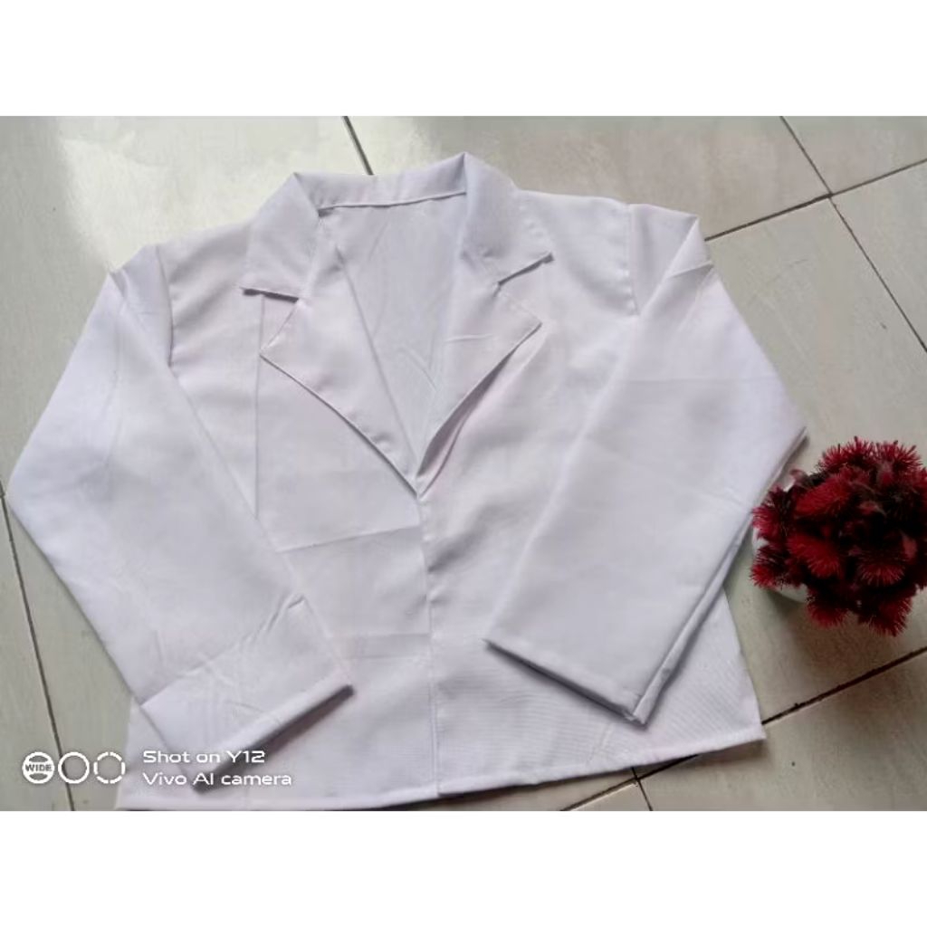 BLAZER CROP, blazer wanita lengan panjang (PRELOVED)