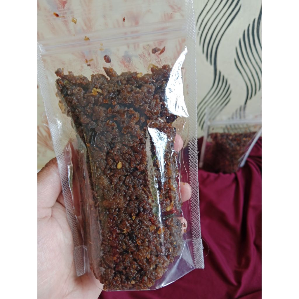 

Sambal oncom /Tutug oncom kering pedas dari level 1 sampai 5