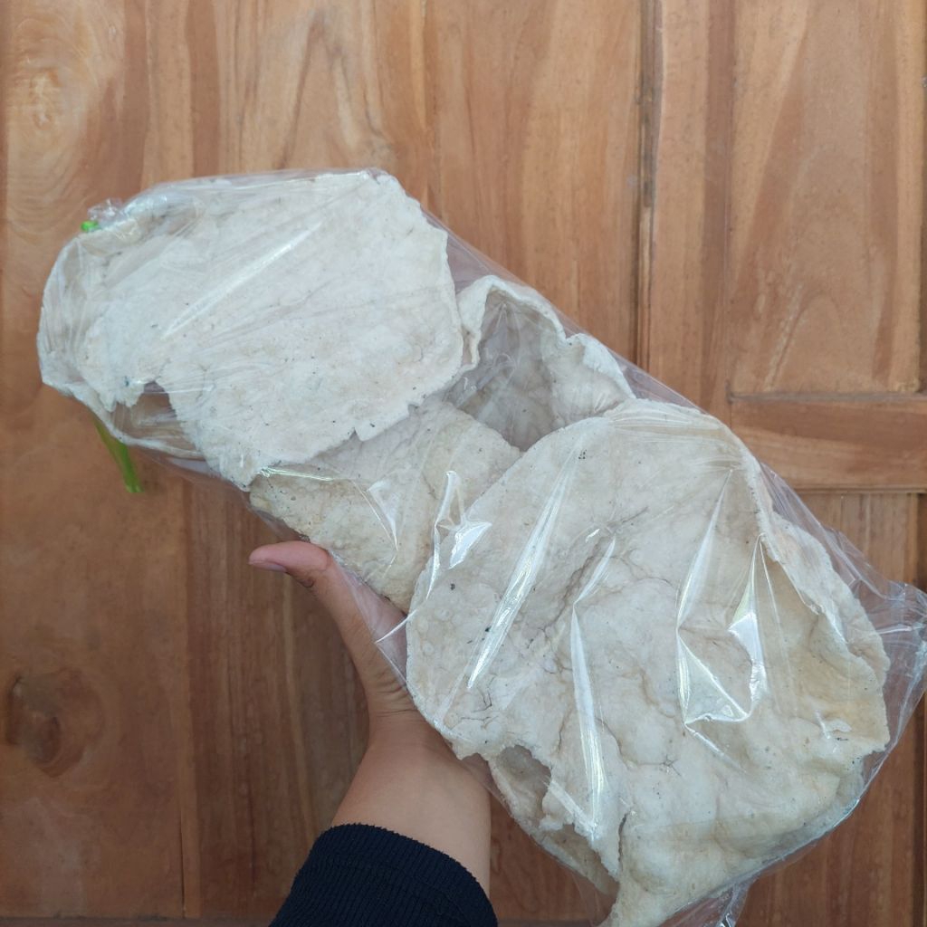 

Oleh-oleh khas Kediri Kerupuk Lamuk goreng Pasir krupuk Pati lamuk