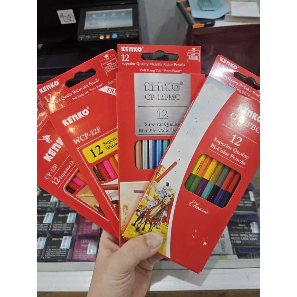 

[ORGM] Alat Tulis Perlengkapan Menggambar Pensil Kayu Mewarnai Kenko