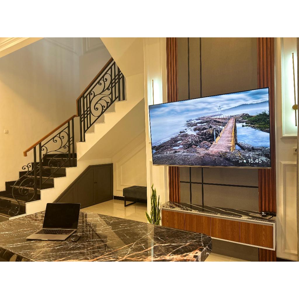 BACKDROP TV CUSTOM MINIMALIS