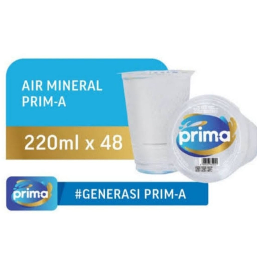 

air mineral Prim-a cup/gelas 220ml x 48