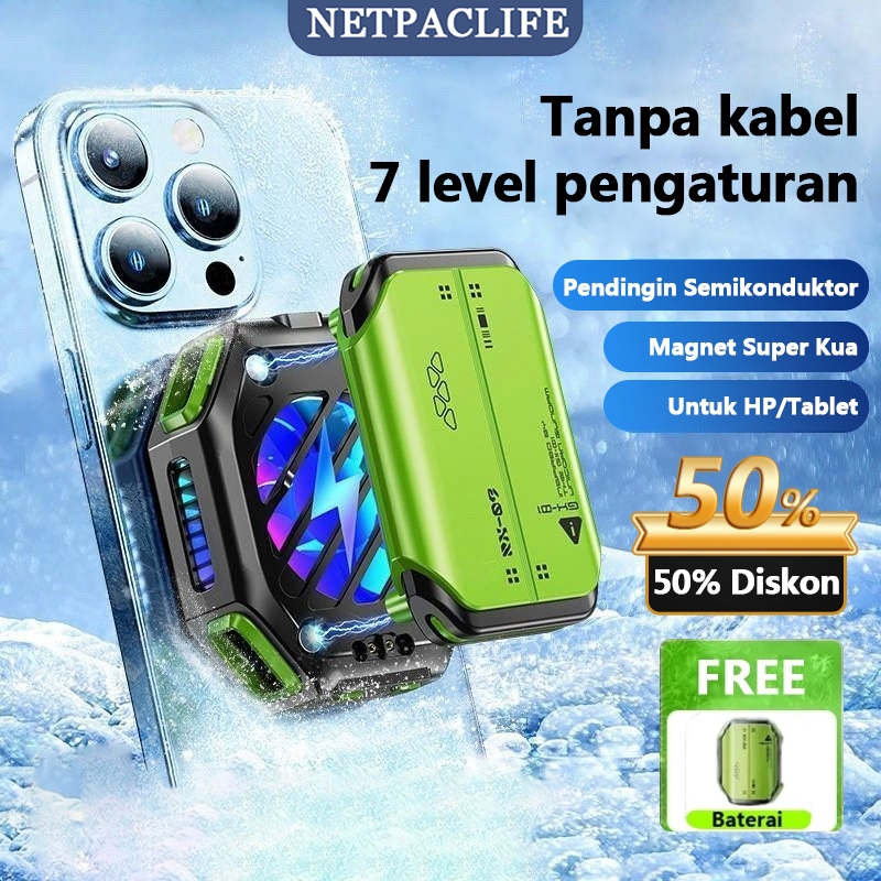 Fancooler X111 Wireless FunCooler Heatsink Magnetic Pendingin Rechargeable Battery 3500mAh