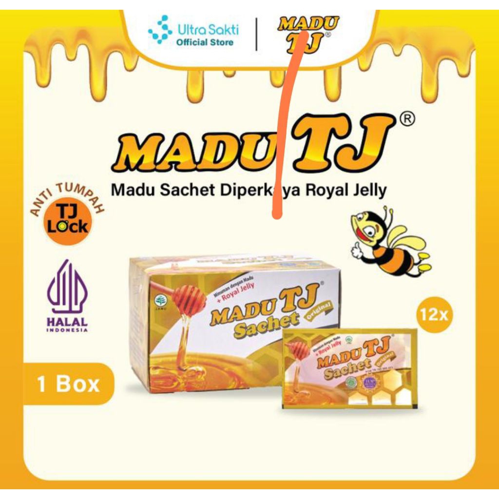 

Madu TJ Original Kemasan Sachet 1 Box (12 pcs)