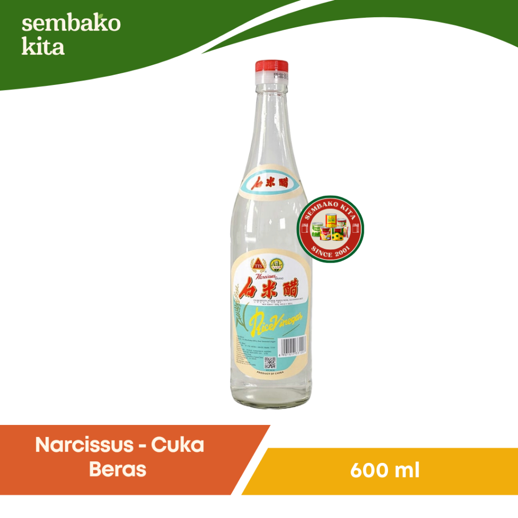 

Narcissus - Cuka Beras / White Rice Vinegar 600ml