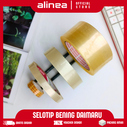 

Daimaru - Varian Lakban Bening berbagai ukuran