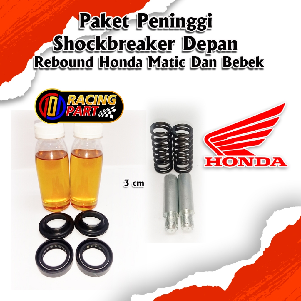 Paket Peninggi Shock Depan Honda BEATSTREET, BEAT KARBU, BEAT FI, BEAT ESP, BEAT DELUXE