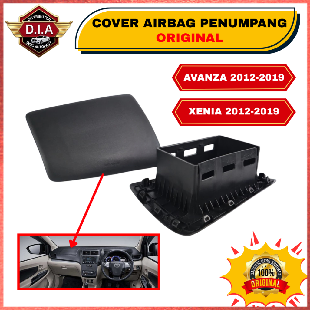 Cover Airbag Penumpang /Kiri Avanza Xenia ORIGINAL Tahun 2012 2013 2014 2015 2016 2017