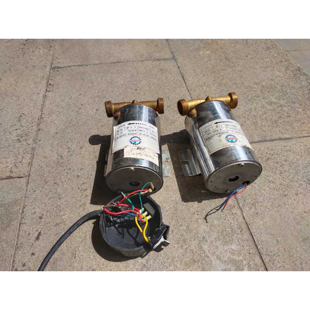 BEKAS Pump Air Shower Water Heater Booster 90watt 120watt Pompa Dorong Air Toren Pompa air