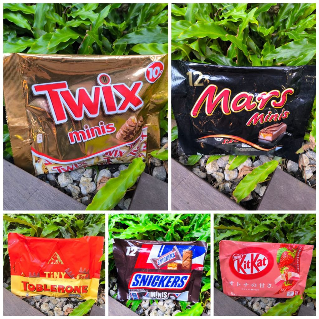 

Cokelat TWIX MARS TOBLERONE SNICKERS KITKAT handcarry Singapore