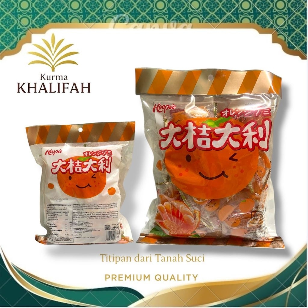 

Permen Lunak Candy Jeruk 500 gr | Permen Jeruk Lunak | Permen Hoopie Jeruk | {Halal} Snacks