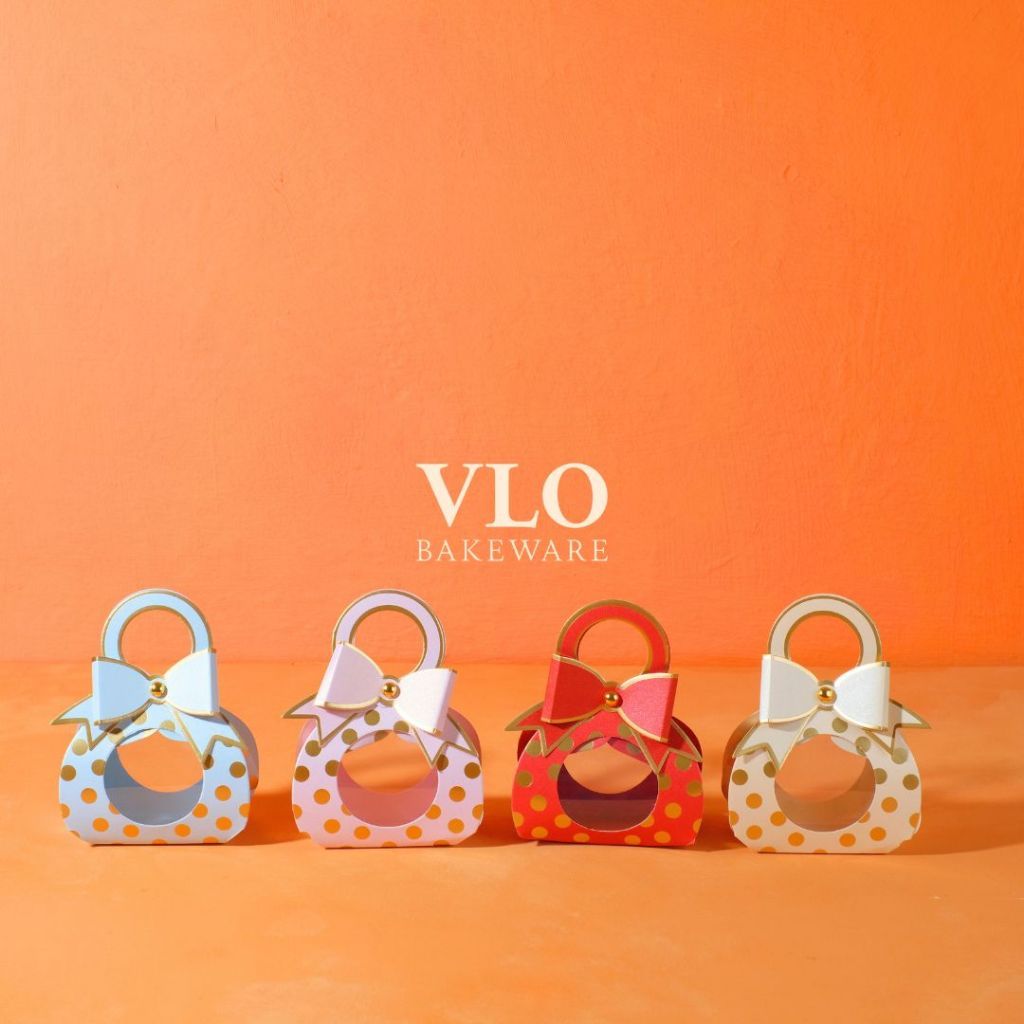 

[1 SET ISI 10 PCS] Goodie bag mini transparant korea | tas souvenir dengan handle lucu