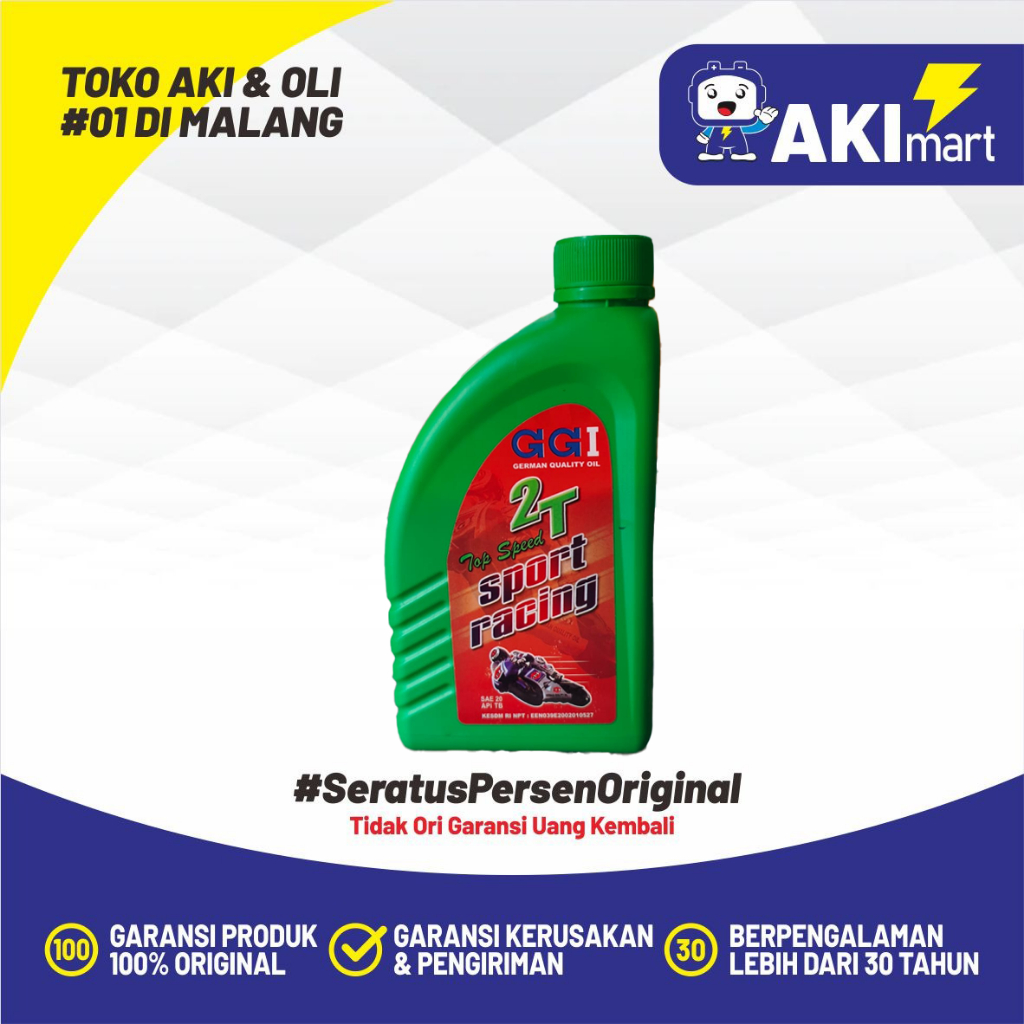 Oli GGI 2T Sport Racing 700ml SAE 20 API TB