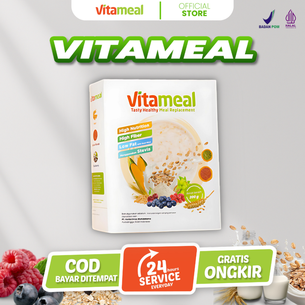 

[ DIJAMIN ] Vitameal Ampuh Stabilkan Gula Darah Penderita Diabetes Enak Praktis Penyeimbang Metabolisme Tubuh Gula Darah Kolesterol GERD Hipertensi Berat Badan VITAMILK HIPERTENSI