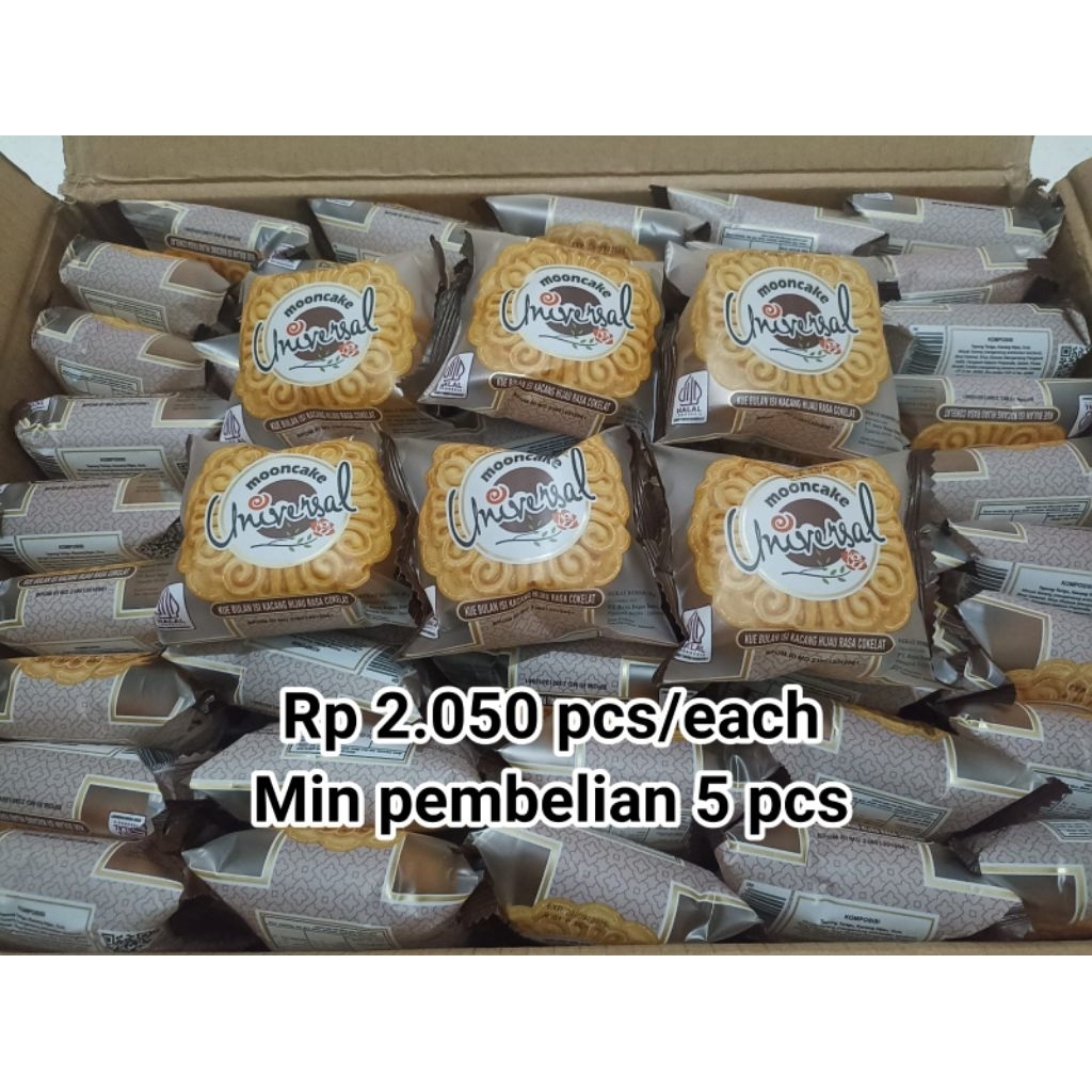 

MOONCAKE KUE BULAN UNIVERSAL HALAL RASA COKELAT