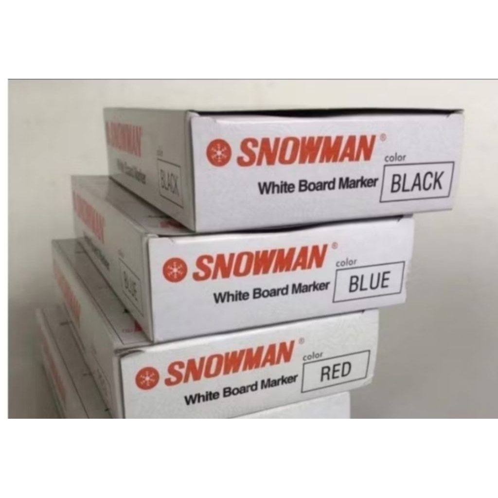 

SPIDOL SNOWMAN WHITEBOARD (ISI 12 PC ) HITAM ,BIRU,MERAH
