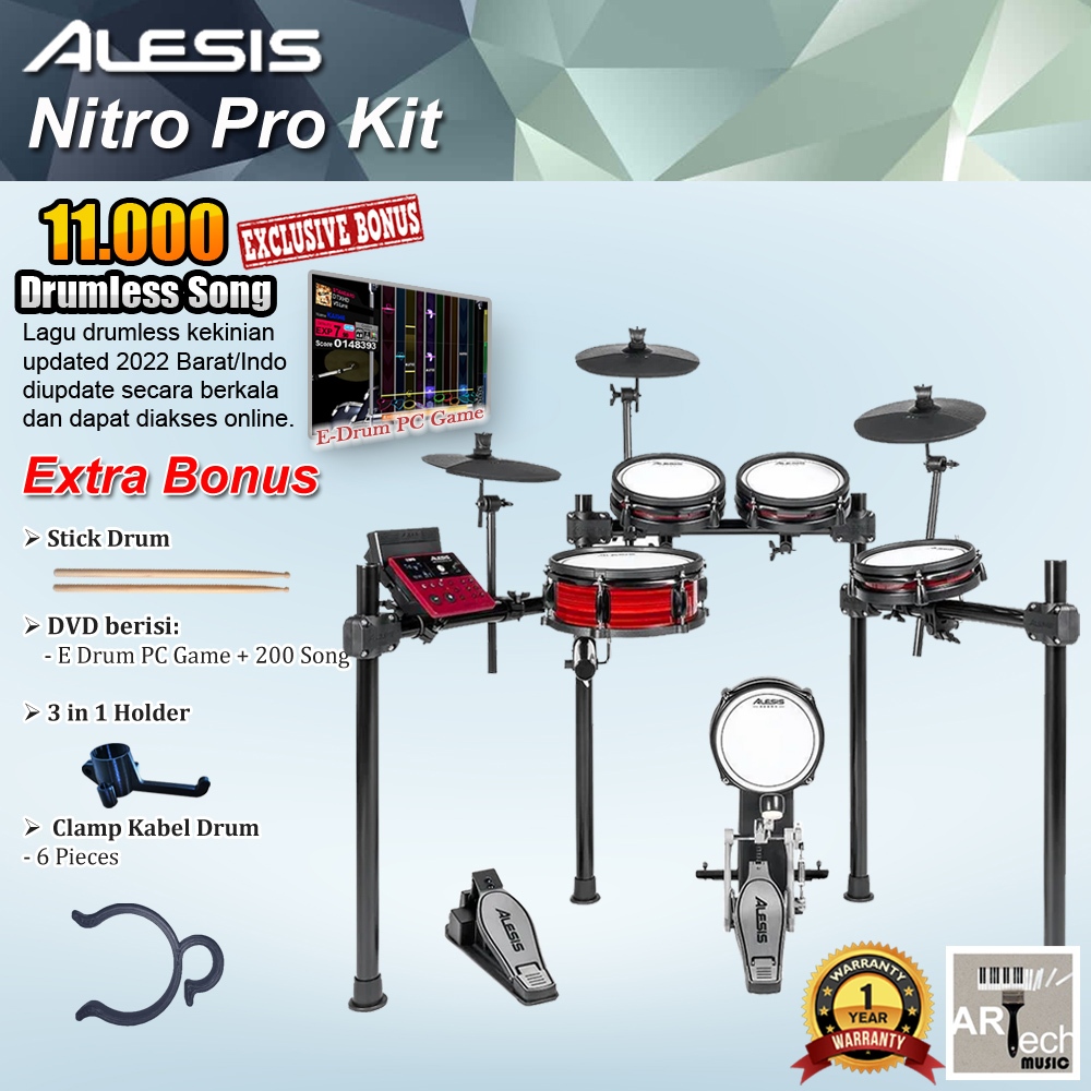Drum Elektrik Alesis NITRO PRO KIT Electric Drum Set