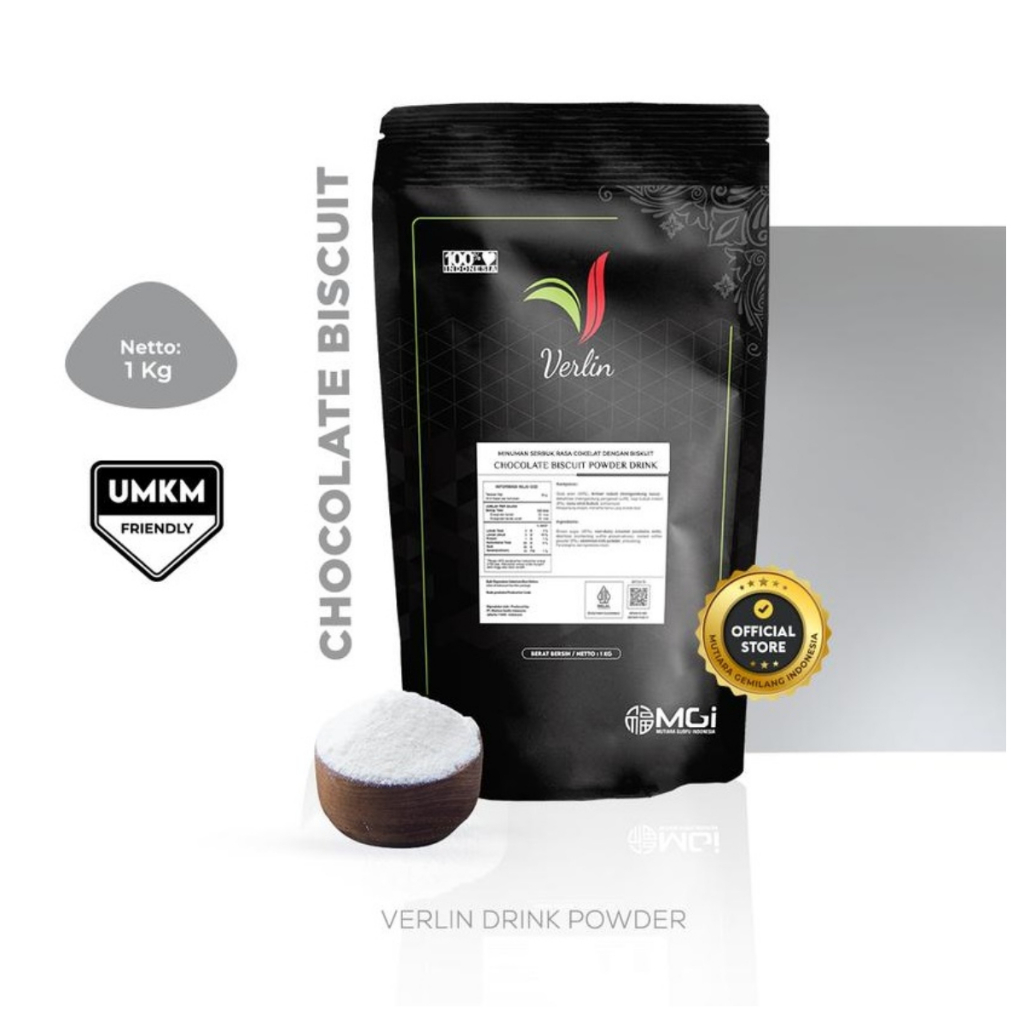

bubuk minuman Verlin drink powder CHOCOLATE BISKUIT 1kg verlin powder drink chocho biscuit 1kg verlin choco oreoo