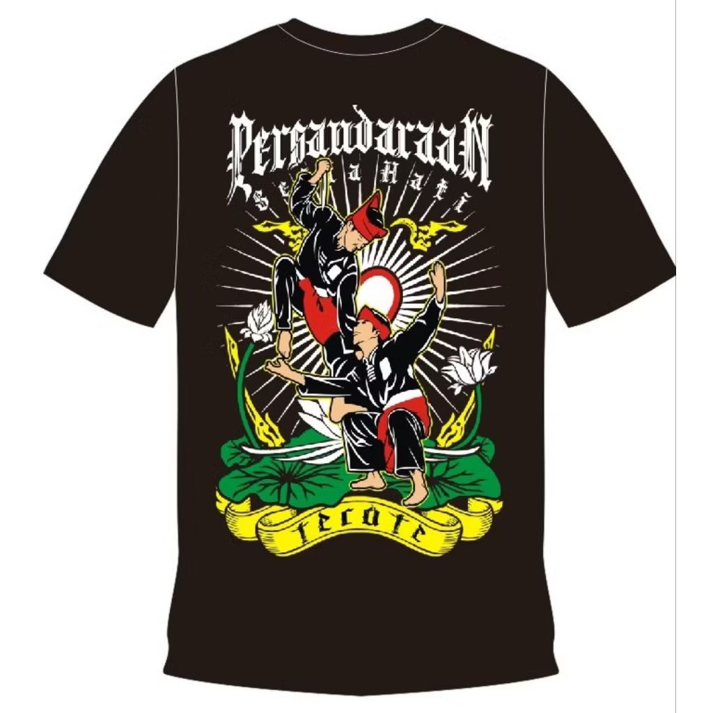 Kaos distro PSHT Setia hati terate keren sablon soft