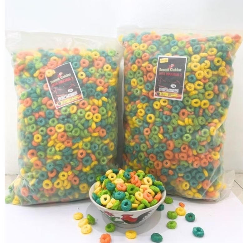 

1kg sereal ring mix buah enak gurih nikmat