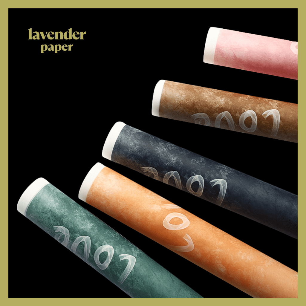 

Isi 20 LEMBAR Kertas Buket Bunga Motif Tulisan LOVE Flower Wrapping Paper LOVE Abstrak Cellophane KB063