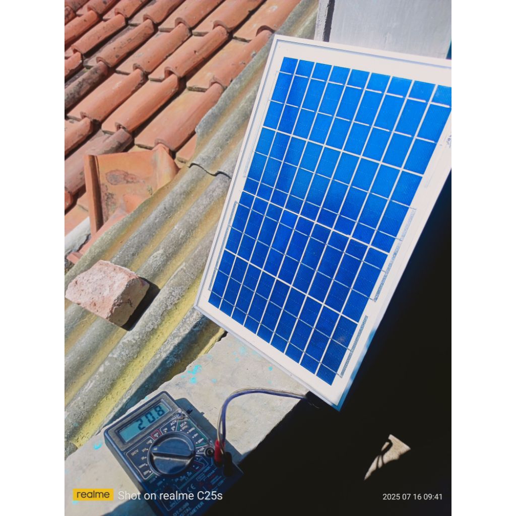 panel Surya 10wp dan scc (solarchargecontroller) second/bekas pemakaian