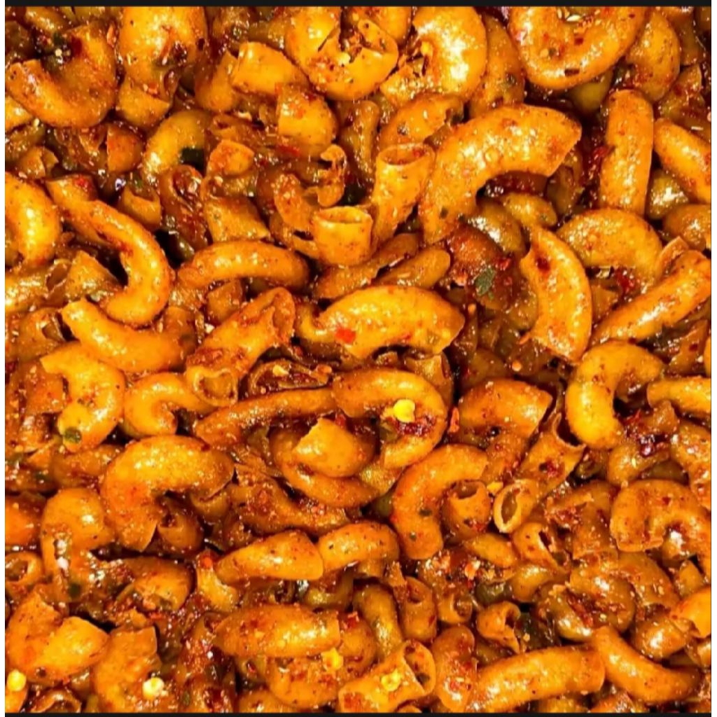 

seblak makaroni cikruh/extra pedas daun jeruk