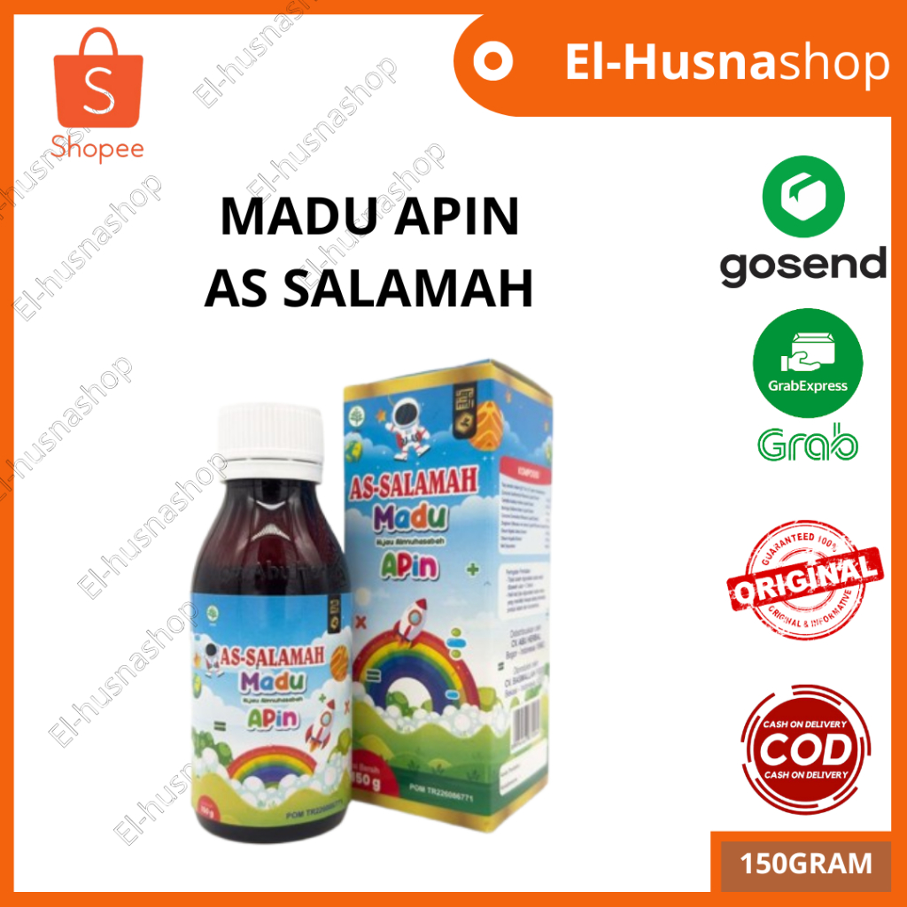 

Madu Anak Pintar Penambah Nafsu Makan Apin As Salamah 150gr Asli Original