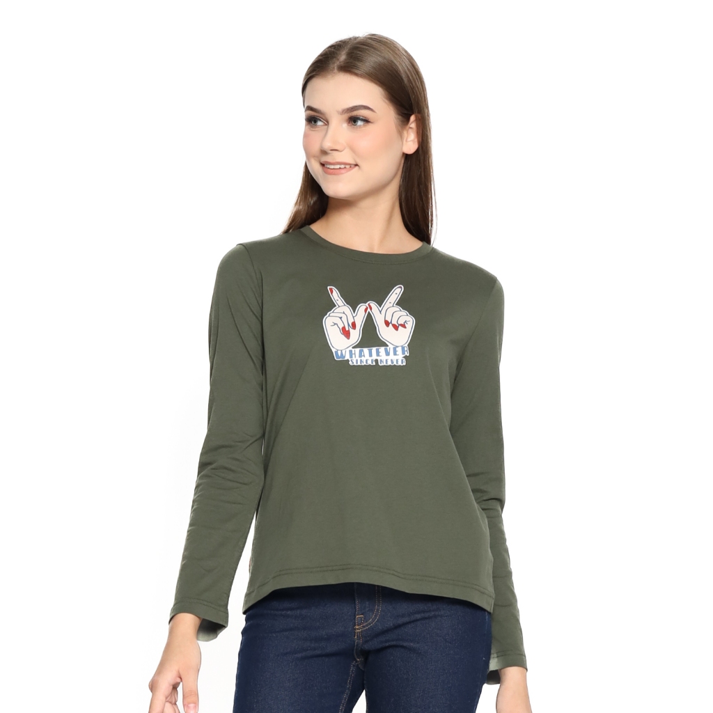Insight Kaos Lengan Panjang Wanita Loser Ladies Long Tee Planet Surf