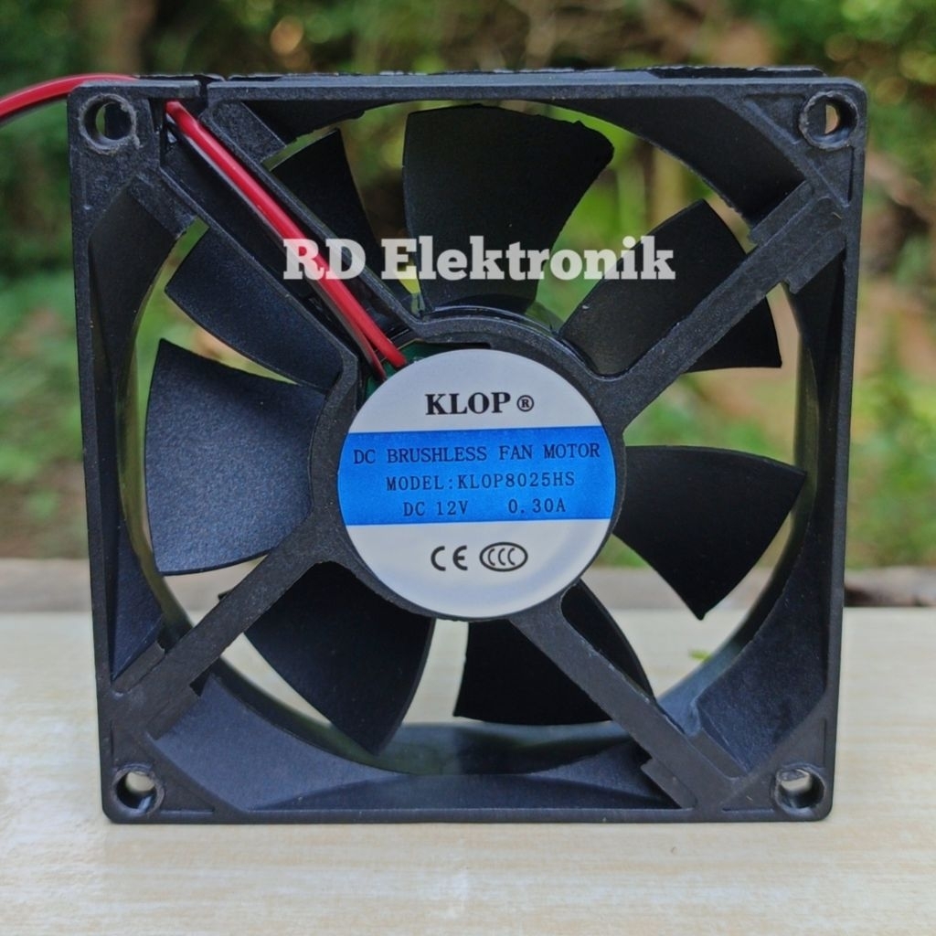 Fan Kipas DC 8x8 12V 0.30A Klop High Speed