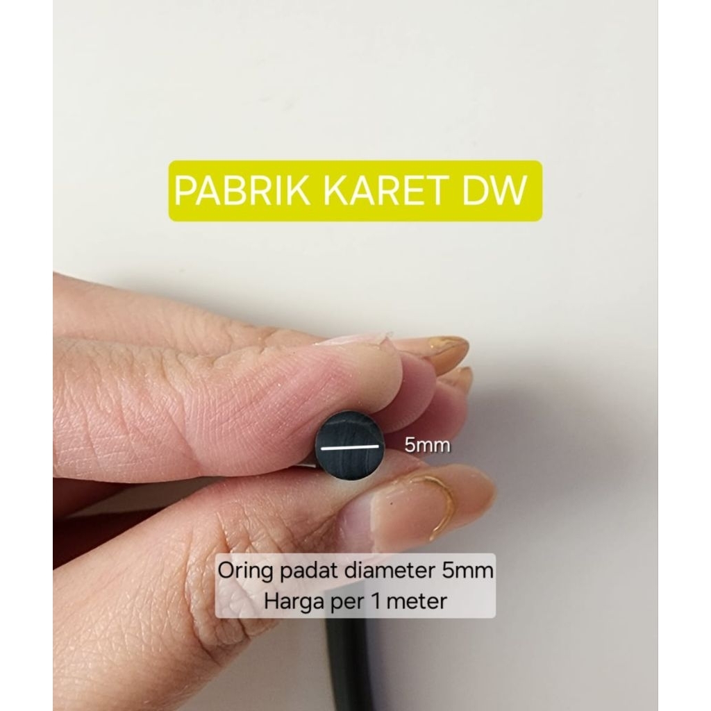 Oring cord 5mm meteran O ring 5 mm Karet O seal 5 mili oring meteran oring 5mm