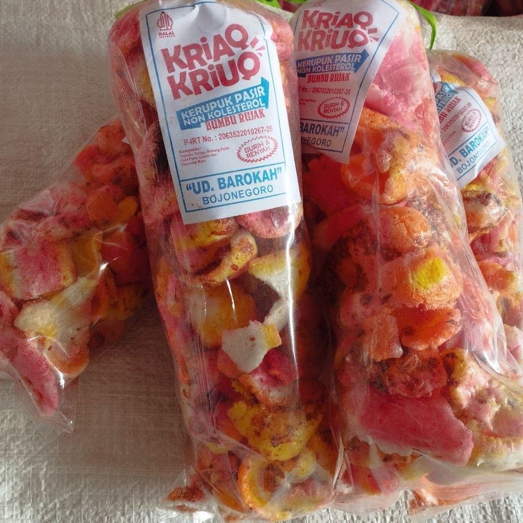 

Kerupuk Non Kolestrol Medium Rujak Kriaq Kriuq/ Tamigo