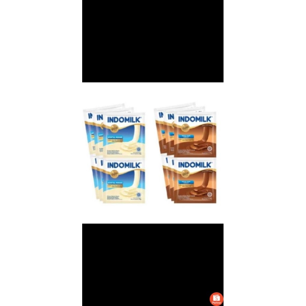 

Indomilk sachet kental manis 1 renteng isi 6 pcs