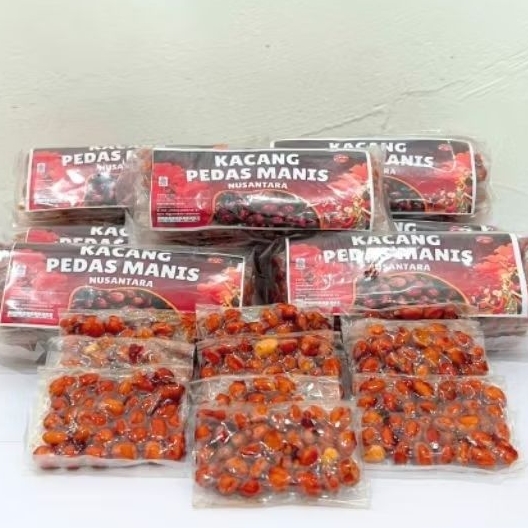 

(1pax) kacang pedas manis camilan nusantara renceng isi 10pcs