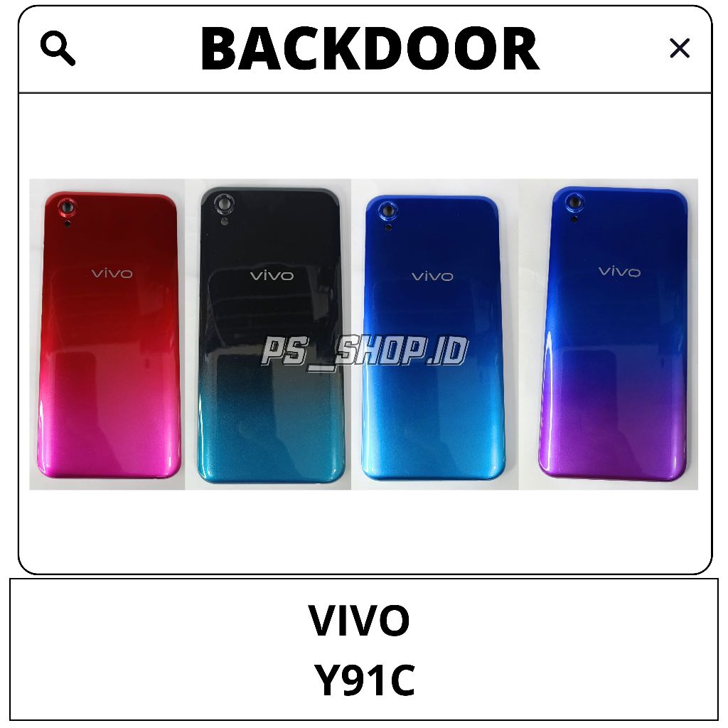 Backdoor Tutup Casing Belakang Back Cover - VIVO Y91C