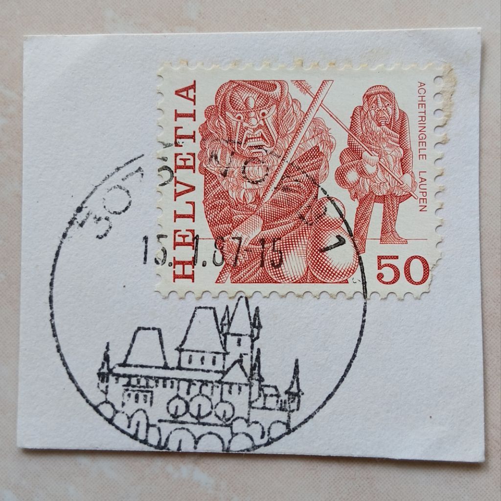 

Perangko Prangko Kuno Jadul Swiss Helvetia1984 Cap Bagus WORB - YN2610