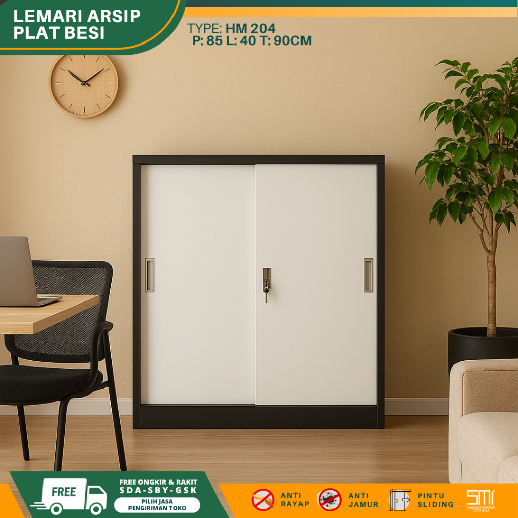 Lemari Arsip Besi Pendek - Lemari Besi, Lemari Arsip/Lemari Kabinet, Lemari Kantor/Lemari Dokumen