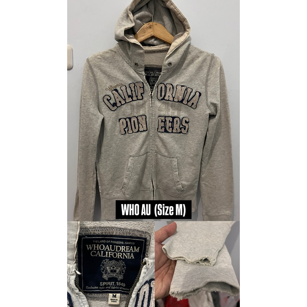 Hoodie Zipper WHO AU California Second