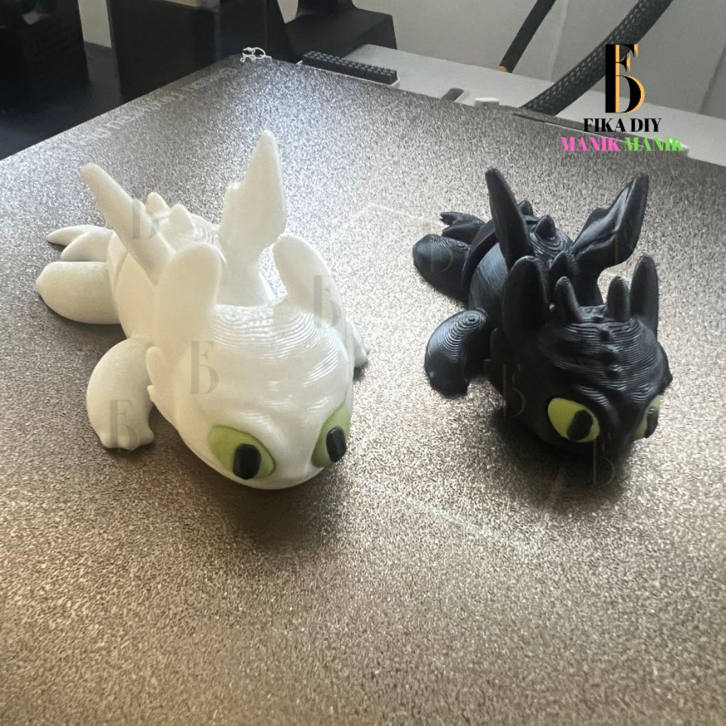 Keychain Flexi Toothless dragon Baby/ Gantungan Bayi Naga/ gantungan tas/ Gantungan kunci